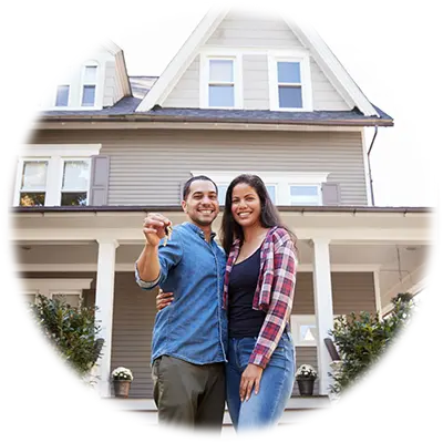 Family with New Home